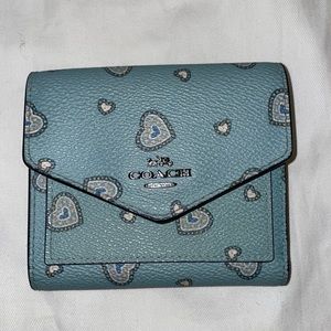 COACH WESTERN HEART TRIFOLD WALLET (Style #29740)
